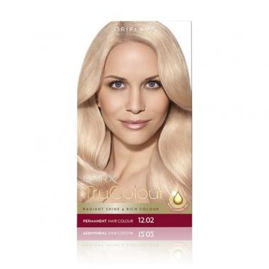 Стойкая краска для волос HairX TruColour - 12.02 Ультрасветлый жемчужный блонд
